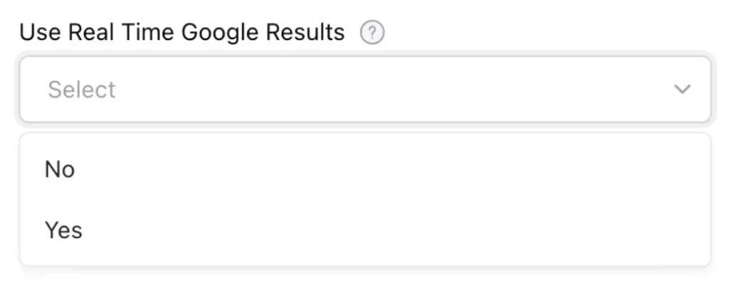 real time google serp results